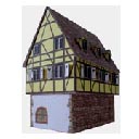 maquettes maisons alsaciennes