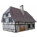 maquettes maisons alsaciennes